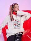 Nandn x Hello Kitty Snowboard-Hoodie für Herren