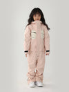 Kinder Air Pose Winter Warrior Einteiler-Schneeanzug im Blockdesign
