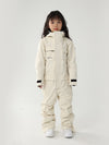 Kinder Air Pose Winter Warrior Einteiler-Schneeanzug im Blockdesign