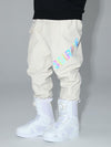 Searipe Unisex Winter-Schneehose mit reflektierenden Buchstaben für Herren und Damen