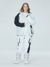 Arctic Queen Damen-Schneeanzüge mit Farbblock-Design in Divided Sky
