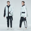 Arctic Queen Herren-Schneeanzüge mit Farbblock-Design und Divided Sky
