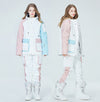 Arctic Queen Herren-Schneeanzüge mit Farbblock-Design und Divided Sky