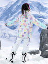 Skianzüge für Mädchen mit Arctic Queen-Cartoonmuster und reflektierenden Streifen