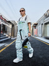 Pingup Unisex Breaking Bad Snowboardhose Latzhose für Herren