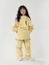 Kinder Air Pose Cargo-Schneeanzug mit Blumenmuster – wasserdichte Ski- und Snowboardjacke mit passender Hose