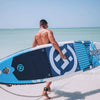 California Breeze 10'6'' aufblasbares Stand-Up-Paddle-Board mit allem Zubehör