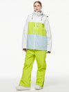 Herren-Backcountry-Bergwindjacke, Thermo-Schneeanzug mit Latzhose