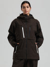 Gsou Snow Damen-Winterjacke, strapazierfähig, Mountain Pro, Funktions-Cargo-Schneejacke