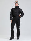 Alpine Luxe Daunen-Overall für Damen, Fleecegefüttert, Winter-Glamour-Ski-Overall