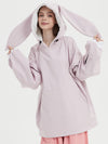 Doorek Unisex Niedlicher Hasen-Schnee-Hoodie - Lange Ohren-Verzierung