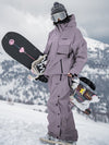 John Snow Damen-Skianzug im Urban Edge Streetwear-Stil, locker geschnitten
