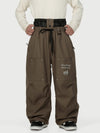 Camden Punk Rivet Street Utility Cargo-Schneehose für Herren – Baggy Freestyle Passform