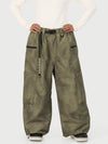 Techline Damen-Skihose mit strapazierfähigem Stretch-Cargo-Design – Baggy Freestyle Passform