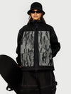 UrbanCraft Street Utility Freestyle Schneejacke für Damen – Reflektierende Kapuze & Arbeitskleidungsdesign