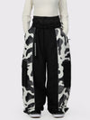 Wild Motion Damen-Schneehose mit reflektierendem Farbblock-Design und extra weitem Schnitt