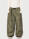Techline Damen-Skihose mit strapazierfähigem Stretch-Cargo-Design – Baggy Freestyle Passform