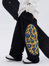 Herren Allwetter-Cargo-Schneehose mit reflektierendem, stylischem Grafikmuster