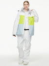 Arctic Queen Mountain Windbreaker Thermo-Schneeanzug für Damen mit Latzhose