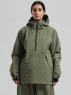 Gsou Snow Damen-Snowboardjacke im urbanen Stil, Pullover-Anorak, Snowboardjacke