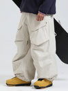 Gsou Snow Urban Slope Herren-Schneehose mit Knieflex-Funktion, Cargotaschen und Baggy-Schneehose