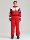 Gsou Snow ChillTrack Classic Retro Skianzug für Damen – Vintage-Skioutfits der 80er Jahre