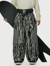 Wild Motion Herren-Schneehose mit mehreren Taschen, reflektierendem Farbblock-Design und extraweitem Sitz