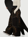 Wild Motion Damen-Schneehose mit mehreren Taschen, reflektierendem Farbblock-Design und extraweitem Sitz