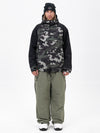 Freestyle-Mountain-Camo-Schneeanzug für Herren – Bomberjacke & Baggy-Hose-Set