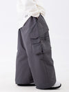 Wild Soul Steeze ParkRider Damen-Cargohose mit mehreren Taschen und Leopardenmuster