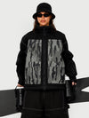UrbanCraft Street Utility Freestyle Schneejacke für Damen – Reflektierende Kapuze & Arbeitskleidungsdesign