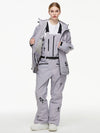 Damen-Schneeanzug „Arctic Queen Snowflake Princess Fantasy“ mit Latzhose