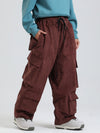 Gsou Snow Alpine Cruiser Fleece Oversize Baggy Snowboardhose für Damen