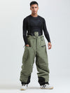 Gsou Snow Durable Mountain Pro All Function Cargo-Schnee-Latzhose für Herren