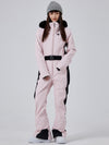 Alpine Eleganz Skioverall für Damen mit Kunstpelz