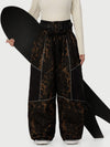 Wild Motion Damen-Schneehose mit mehreren Taschen, reflektierendem Farbblock-Design und extraweitem Sitz