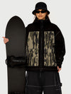 UrbanCraft Street Utility Freestyle Schneejacke für Damen – Reflektierende Kapuze & Arbeitskleidungsdesign