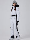 Alpine Eleganz Skioverall für Damen mit Kunstpelz