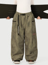 Techline Damen-Skihose mit strapazierfähigem Stretch-Cargo-Design – Baggy Freestyle Passform