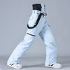 RIIVIYELE Damen Winter Mountain Snow Pants Ski Latzhose