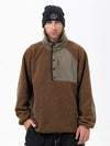Herren-Abenteuerpullover aus Kunst-Sherpa-Fleece, warm und bergtauglich