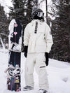 John Snow Damen-Schneeanzug im urbanen Swag-Stil, lässig und weit geschnitten