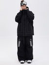 NightRide Chill Damen-Schneeanzug mit Reflektoren – Set aus Bergjacke und Baggy-Cargohose