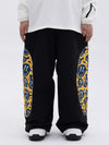 Damen Allwetter-Schneehose mit reflektierendem, stylischem Grafikmuster