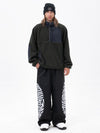 Herren-Pullover aus Kunst-Sherpa-Fleece für die Berge & stylische reflektierende Cargo-Schneehose