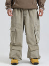 Gsou Snow Alpine Cruiser Fleece Oversize Baggy Snowboardhose für Herren