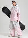 Gsou Snow Damen-Pullover-Anorak, strapazierfähig, Bergflauschig, Baggy-Schneeanzug