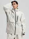 Gsou Snow Damen-Winterjacke, strapazierfähig, Mountain Pro, Funktions-Cargo-Schneejacke