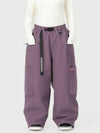 Techline Damen-Skihose mit strapazierfähigem Stretch-Cargo-Design – Baggy Freestyle Passform