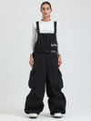 Gsou Snow Alpine Freestyle Extra-Baggy Damen-Skihose mit Trägern